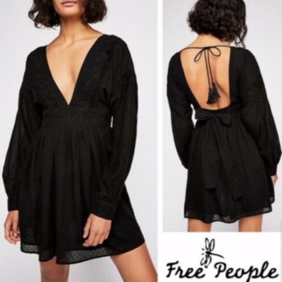 Free People Dresses & Skirts - Free People Sugar Pie Swiss Dot mini Dress